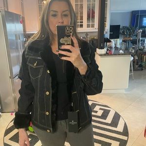 Gorski
Denim Jacket w/ sheared Mink Fur and Detachable jacket